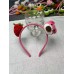 Animal Head Hair Band Strawberry Bear