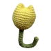 3D Cherry Tulip with Smiling Stem