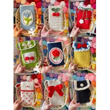 Cute Cellphone Crocheted Bag